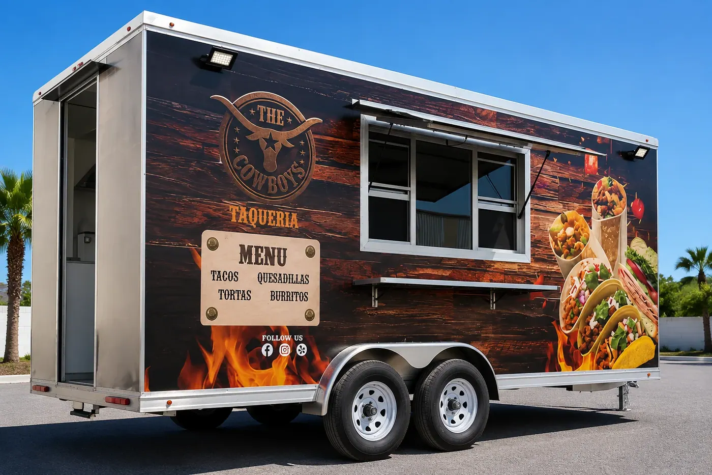 16ft food trailer