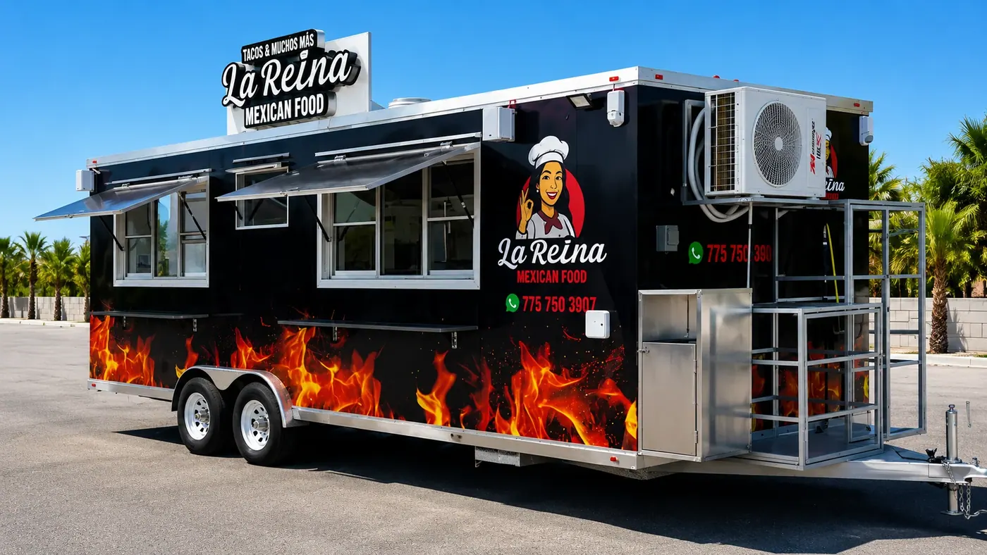 24ft food trailer